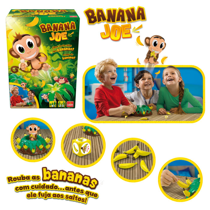 Rouba as bananas de Banana Joe antes que ele fuja aos saltos! :Goliath #1